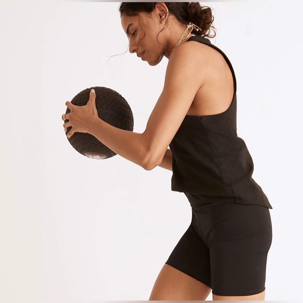 NWT Madewell Athleisure Long Racerback Cotton Modal Tank